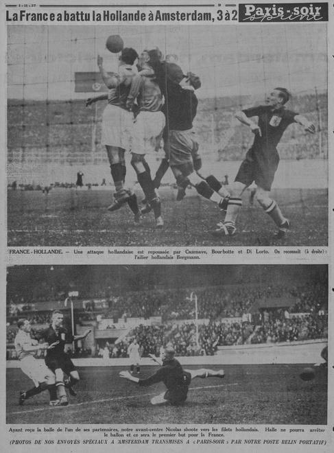31-10-1937 : <a href="/OnsOranje/">OnsOranje</a> - <a href="/equipedefrance/">Equipe de France ⭐⭐</a> 2-3 #amsterdam <a href="/FFF/">FFF</a> <a href="/football_oranje/">Football-Oranje.com</a> #nederland #France <a href="/AntiqueFootball/">The Antique Football</a>