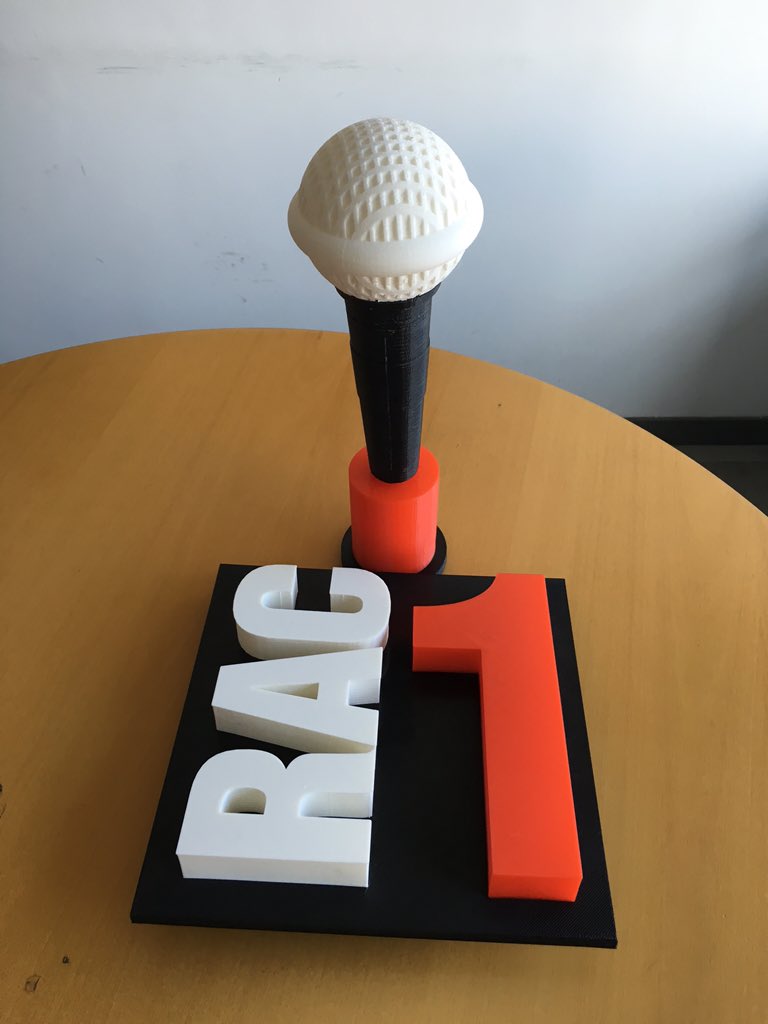 rac1's tweet photo. RAC1 en 3D gràcies als amics d' @Imes3D https://t.co/s96MWx3Tp7