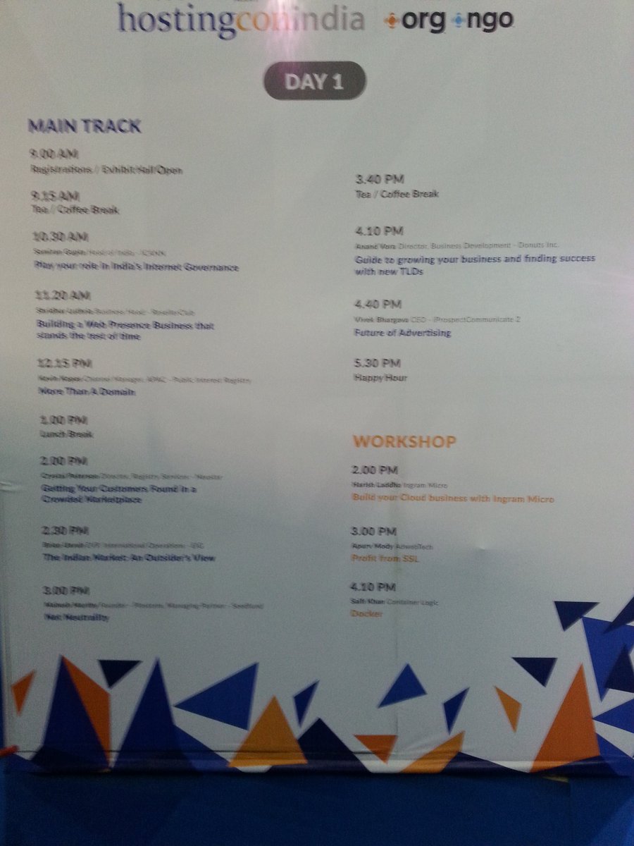 PWebMethods's tweet image. #RCHCIndia
Day 1 sessions