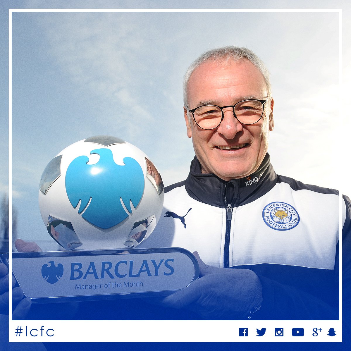LCFC's tweet image. Manager of the Month ✅
Player of the Month ✅

It's a clean sweep for #lcfc in November's @premierleague awards!