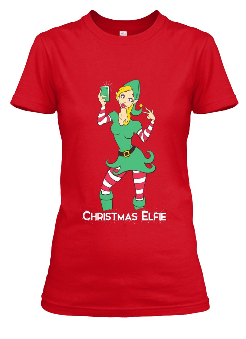 AtenApparel's tweet photo. Selfie time! Celebrate Christmas time with our cute new tee. Guaranteed delivery by 12/24. https://t.co/3O5MZuEKvj 🎄 https://t.co/voDBJDx0Sv