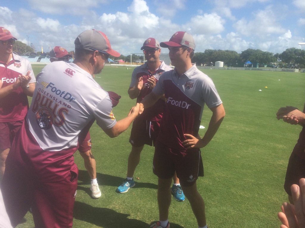 Receiving cap #502 for Queensland in Mackay, a moment I will always cherish. Thanks for all the supportive messages