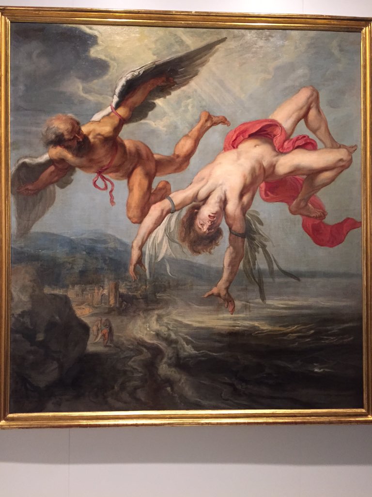 elizabeth_click's tweet image. La caída de Ícaro 1636-1637 
Jacob Peeter Gowy 
@cececebe 
#ViernesDeArte #HumansCCCB