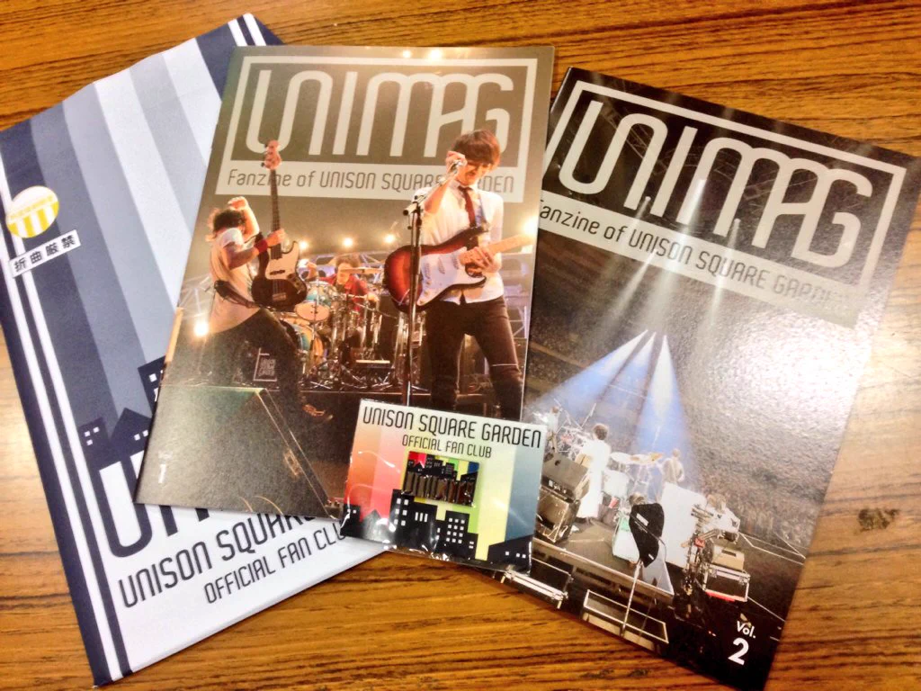 UNISON SQUARE GARDENファンクラブ会報vol.1〜+ピンバッチ USGinfo on X: 