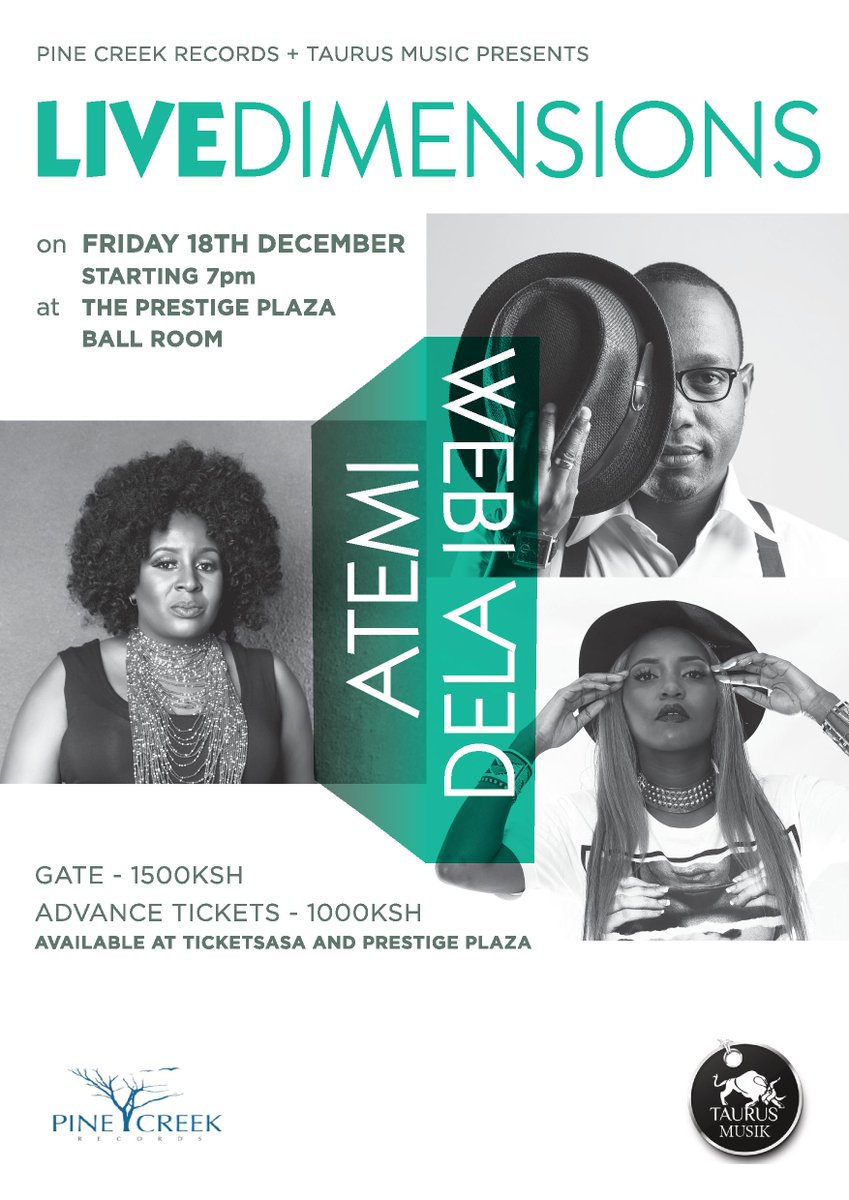 tauruseventz's tweet photo. Tickets available on https://t.co/GNiMr2uc0r and at Prestige Plaza offices. Dec. 18th @PrestigePlazaKE roof top. https://t.co/xzhvta1pds