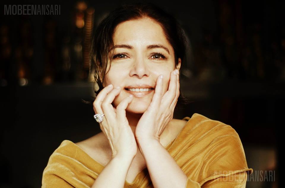 Portrait of the iconic Babra Sharif- wishing her a very happy birthday (yesterday). Always a silver screen legend! 