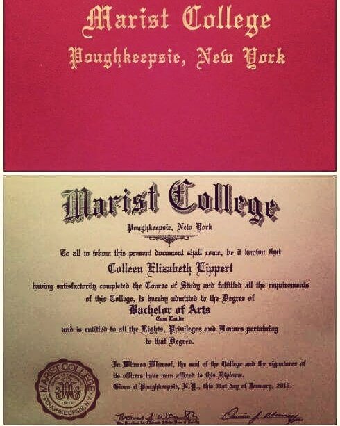 colleenlippert's tweet photo. A year ago today, I graduated from @Marist with my B.A. in #PR. Can't believe how fast time has gone! #redfoxforlife https://t.co/gkucFU5NYE