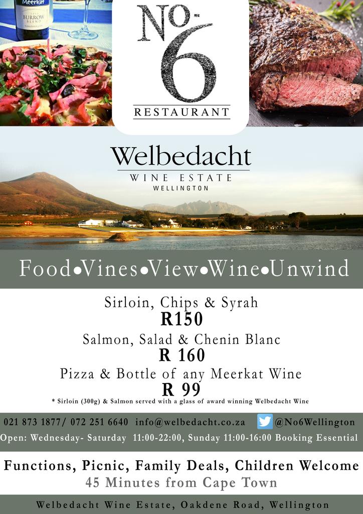 Come and join us for these great offers every day! #food #view #wine #unwind #wellington