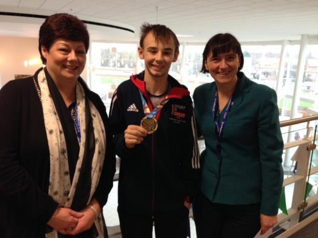 TheNorthernEcho's tweet photo. Hero's welcome for Paralympic hopeful Kieran Maxwell after Brazilian success https://t.co/qonqzLhLxz https://t.co/tklzwSmYqH