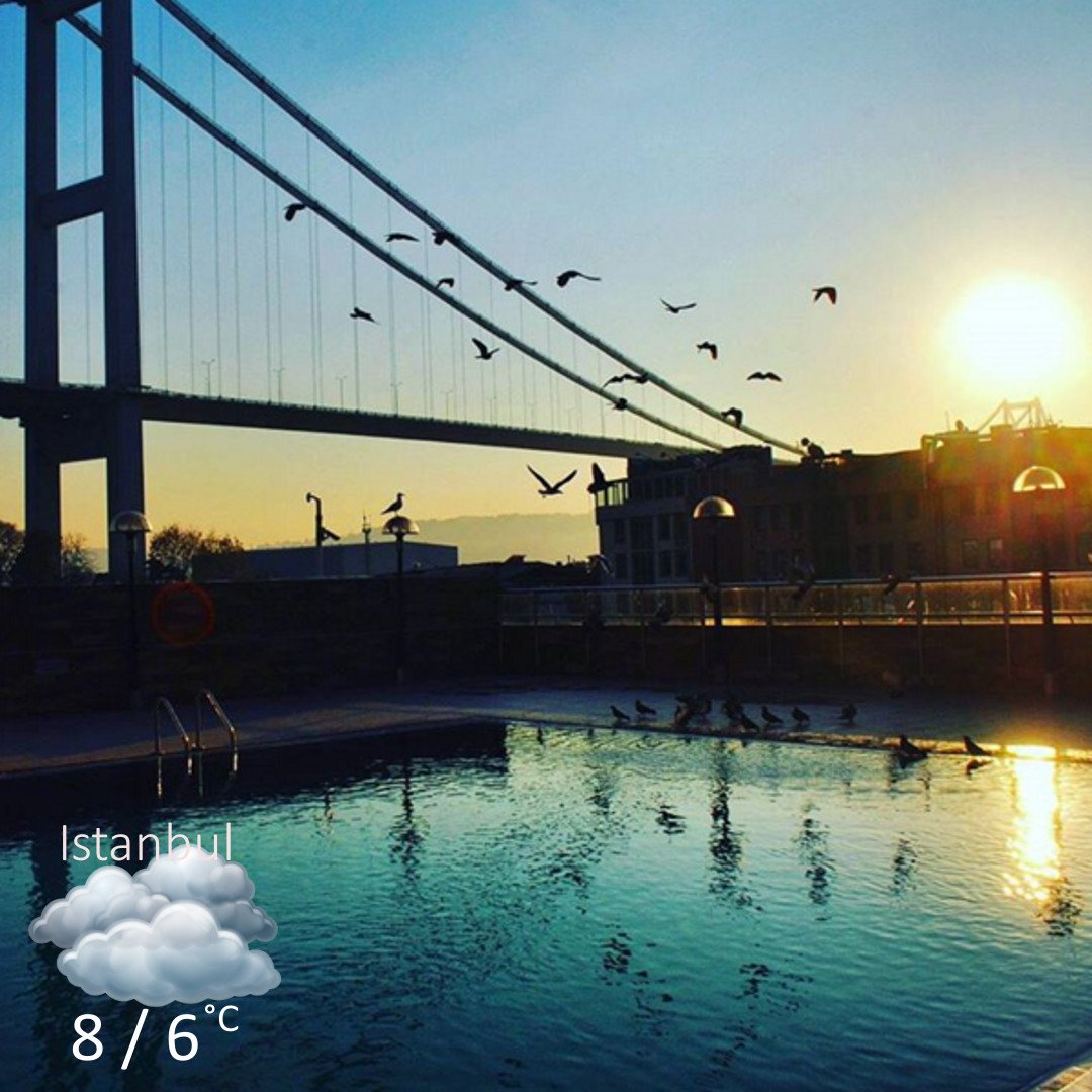 #GoodMorning from #Istanbul... This is last work day! We wish you have a #happy weekend.