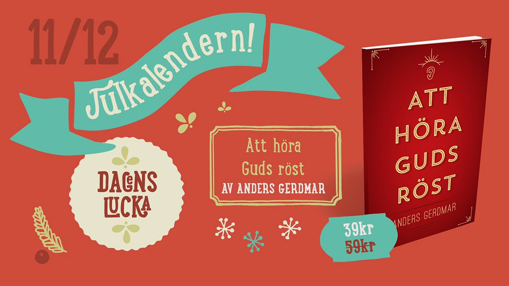 I #dagenslucka finns @agerdmar:s nya bok Att höra Guds röst! instagram.com/p/_JNavcmttS/ ws.livetsord.se/att-hora-guds-…