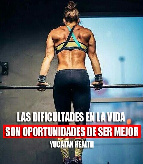 Las dificultades en la vida son oportunidades de ser mejor #fitness #crossfit  #health #Salud #Motivacion
