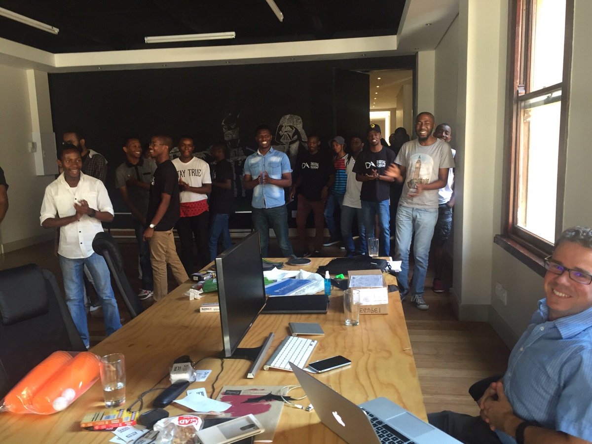 ShaperTalent's tweet photo. Sing sing sing! Happy birthday to Ed, our technical manager. #WeDigDevs #MadeInAfrica https://t.co/cJBSDPP33Q