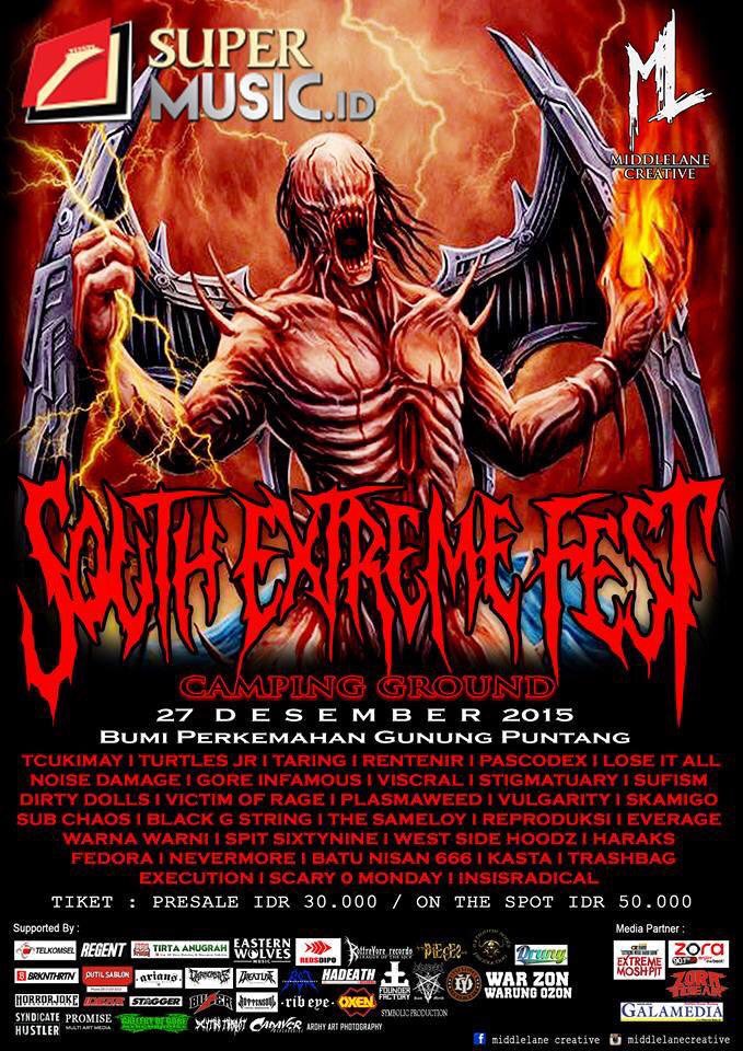 #SOUTHEXTREMEFEST 27 12 2015 at Bumi perkemahan Gn puntang w/ <a href="/Turtles_Jr/">TURTLES JR</a> <a href="/taringhardcore/">TARING</a> <a href="/RENTENIR_FC/">RNTNR FC</a> dll #SBMevent