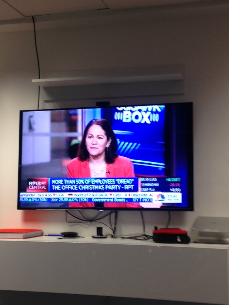 RewardGateway's tweet photo. Well done @DebraCorey1 we loved your piece on @SquawkCNBC about Xmas parties! We were all watching in London #rgfun https://t.co/GLMRszjb0C