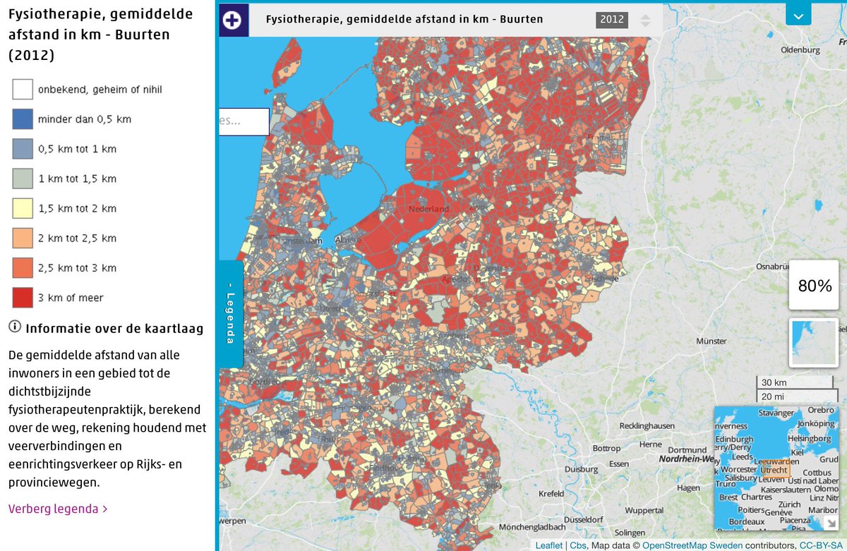 Hoe ver is het vanuit jouw buurt naar de #fysio? Bekijk het op cbsinuwbuurt.nl/#buurten2012_g… cbs.nl/nl-NL/menu/the…