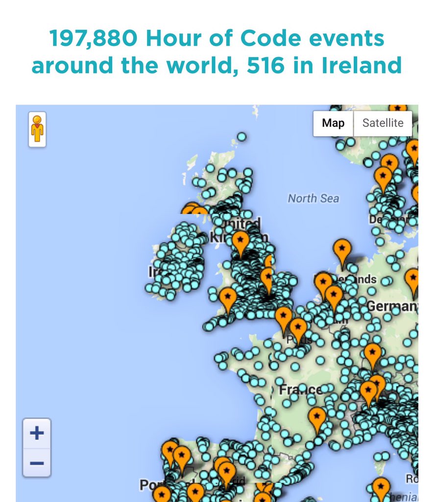 WeAreExcited's tweet photo. Irl obliterated by 516 #HourOfCode events! Well done everyone, keep coding & registering at https://t.co/TsvWL6crEh https://t.co/oFowf07ZtD