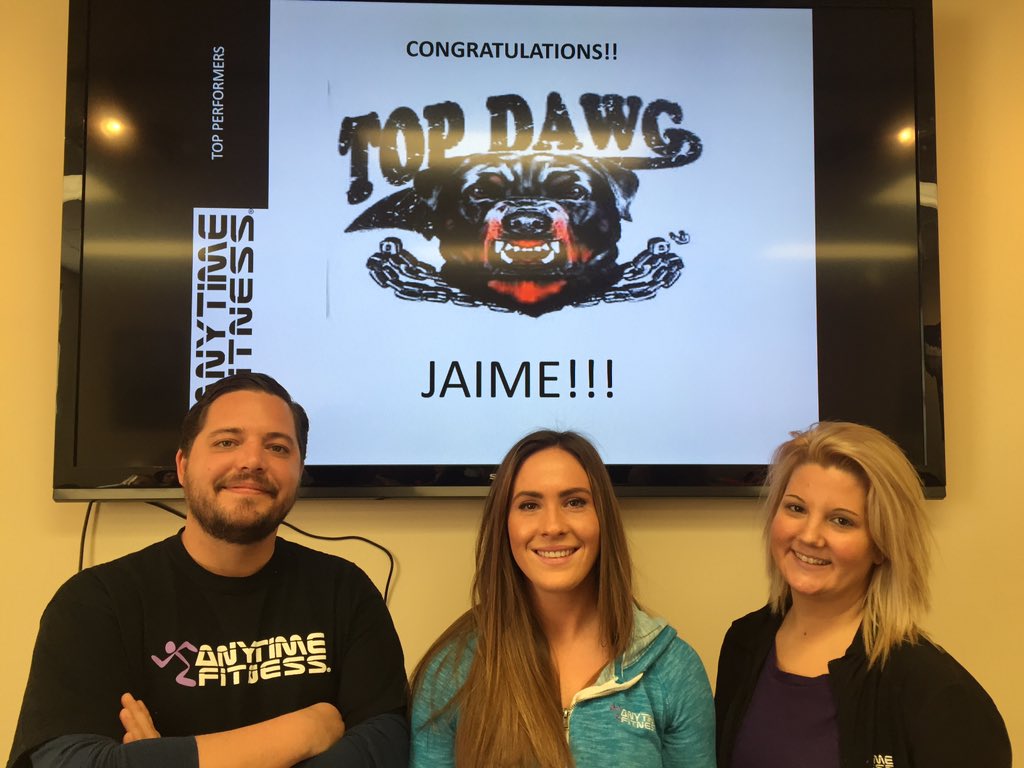 AFWestmount's tweet image. Jaime has been with us for just a few weeks but earned the Top Dawg award for November! Congratulations Jaime!