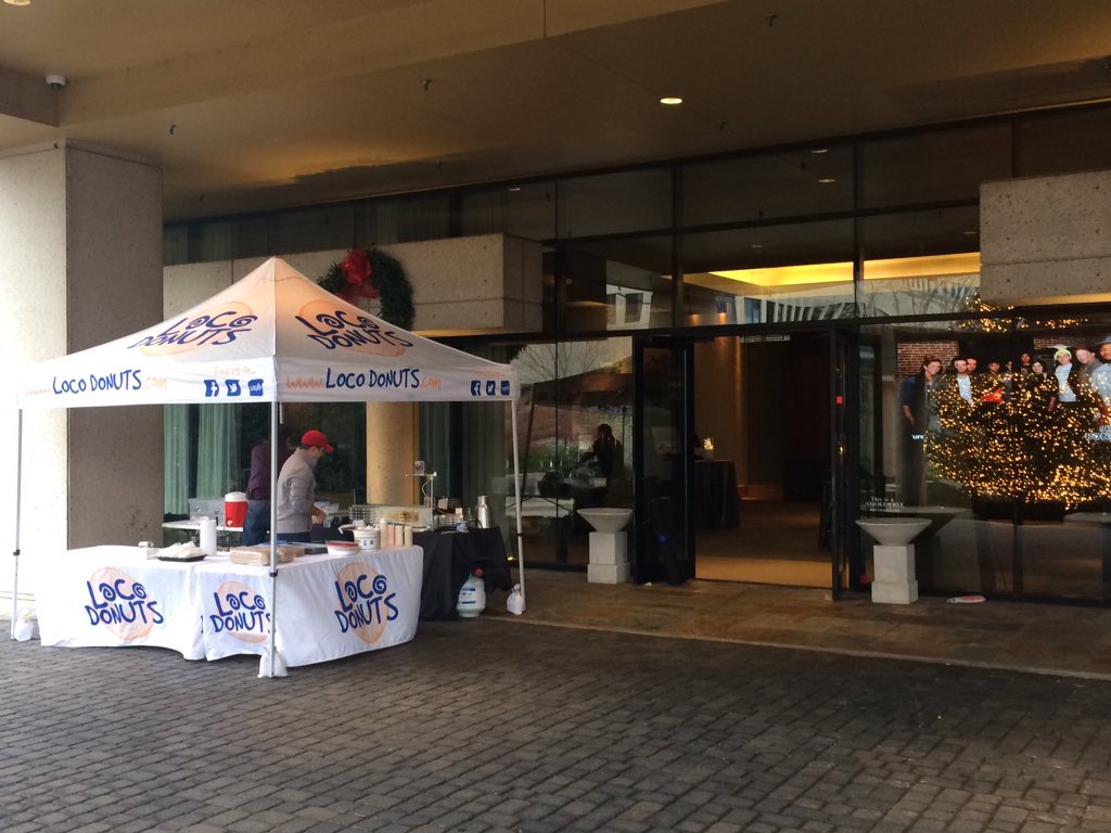 Pumped to be at <a href="/bmi/">Broadcast Music Inc.</a> Christmas Party for a third year in a row! Book us for your party at: locodonuts@gmail.com!