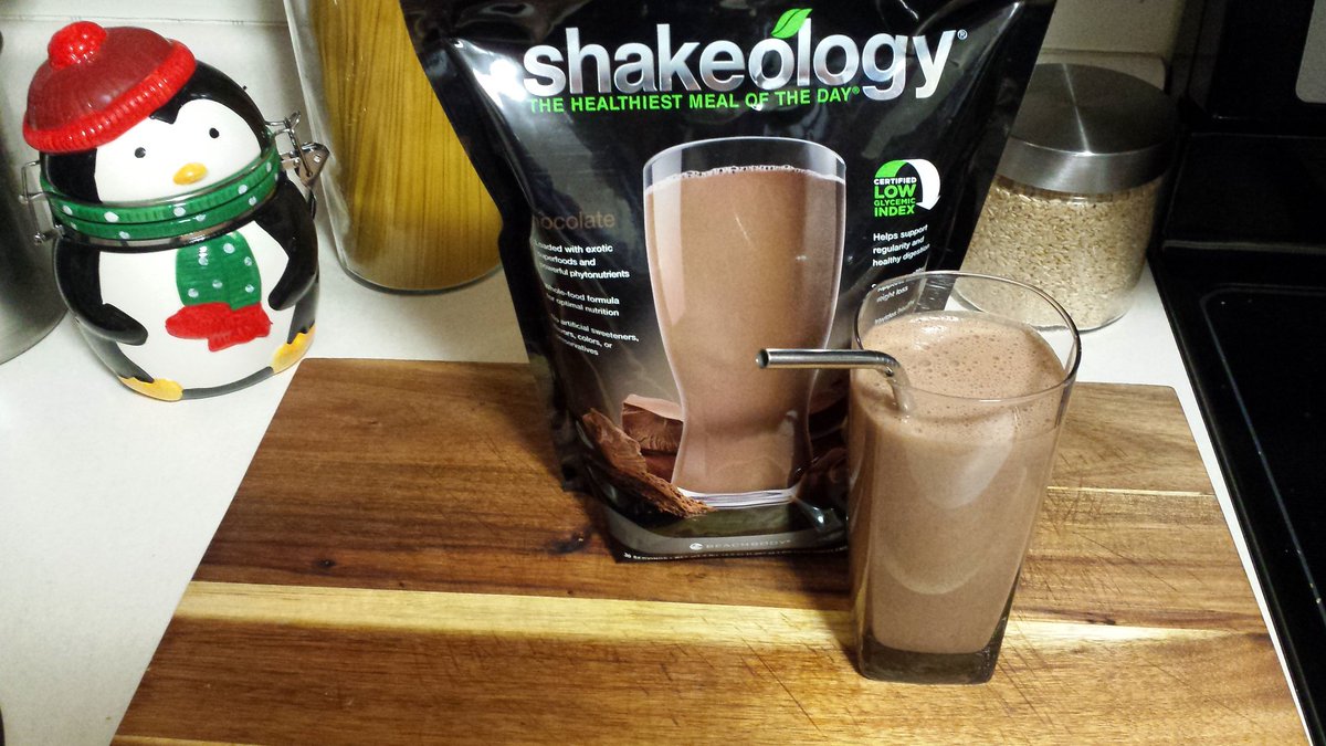 Just had my first shake, so yummy! #shakeology #21day_fix
