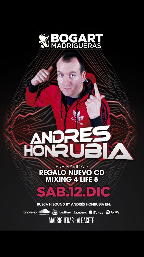 Vuelve a casa por Navidad. Este sábado nos acompaña en <a href="/PubBogart/">Pub Bogart</a> el señor <a href="/AndresHonrubia/">Andrés Honrubia</a>