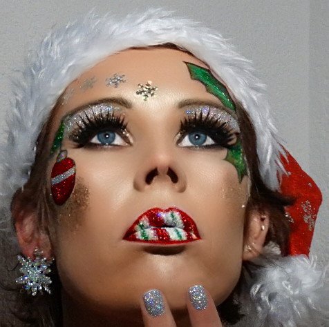 #MerryChristmas #Christmas #makeup #christmaslook #christmasmakeup