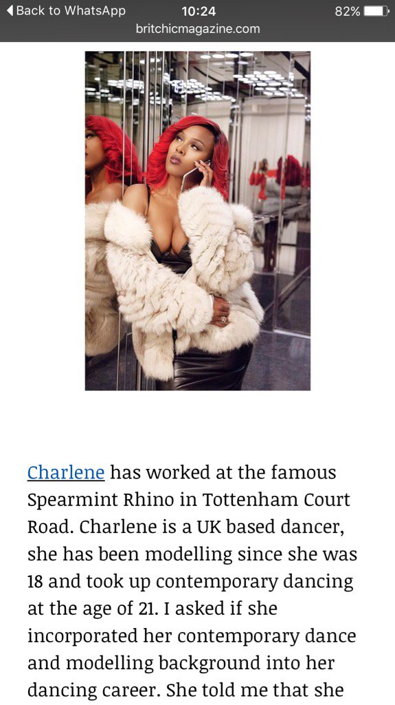 Model Charlene Scott tweet media