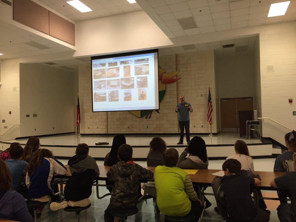 bpb52015's tweet photo. Carpenter Koby Downs answered questions on materials needed for our #PBL #21stcenturyclassroom #nhebrightknights https://t.co/QR7OjaQkx8