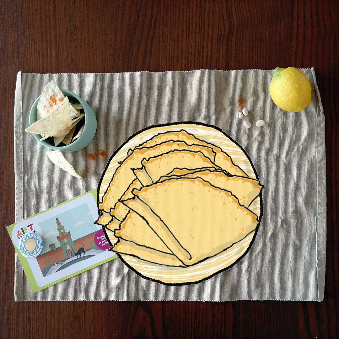 ArtStoriesItaly's tweet photo. Oggi merenda messicana in stile #mubapp, tanto abbiamo scoperto che la quesadilla si mangia pure a colazione. https://t.co/1gNqusgDCP