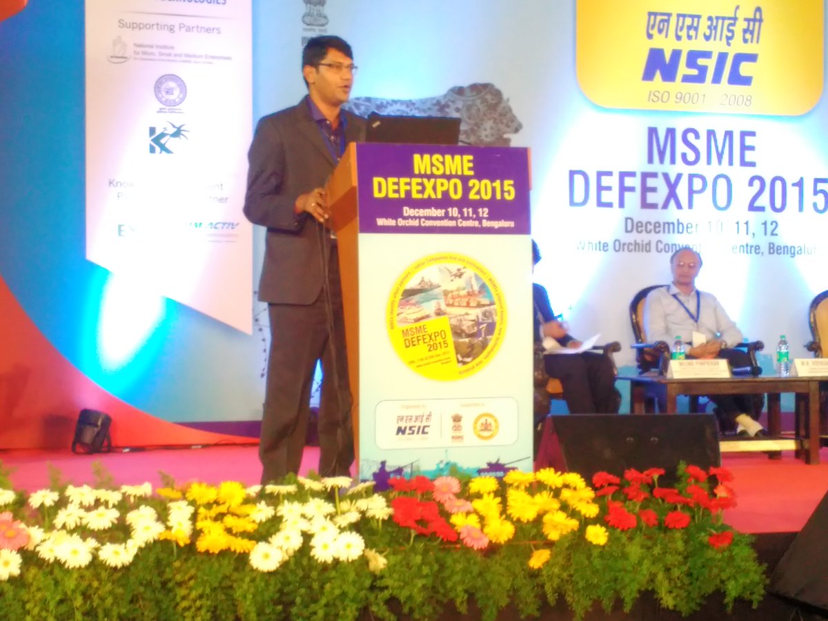 TataTech_News's tweet photo. @msmedefexpo 2015 Parag Karkhanis delivers an enthralling talk challenges and successes of ESP in #India #Bengaluru https://t.co/UmkfyM3Xcq