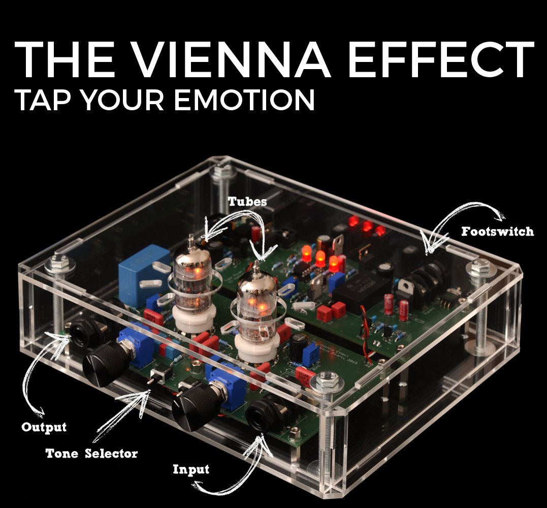AnalogAudioEng's tweet image. The Vienna Effect, so shiny! theviennaeffect.audio #theviennaeffect #guitarfx #analog #tube