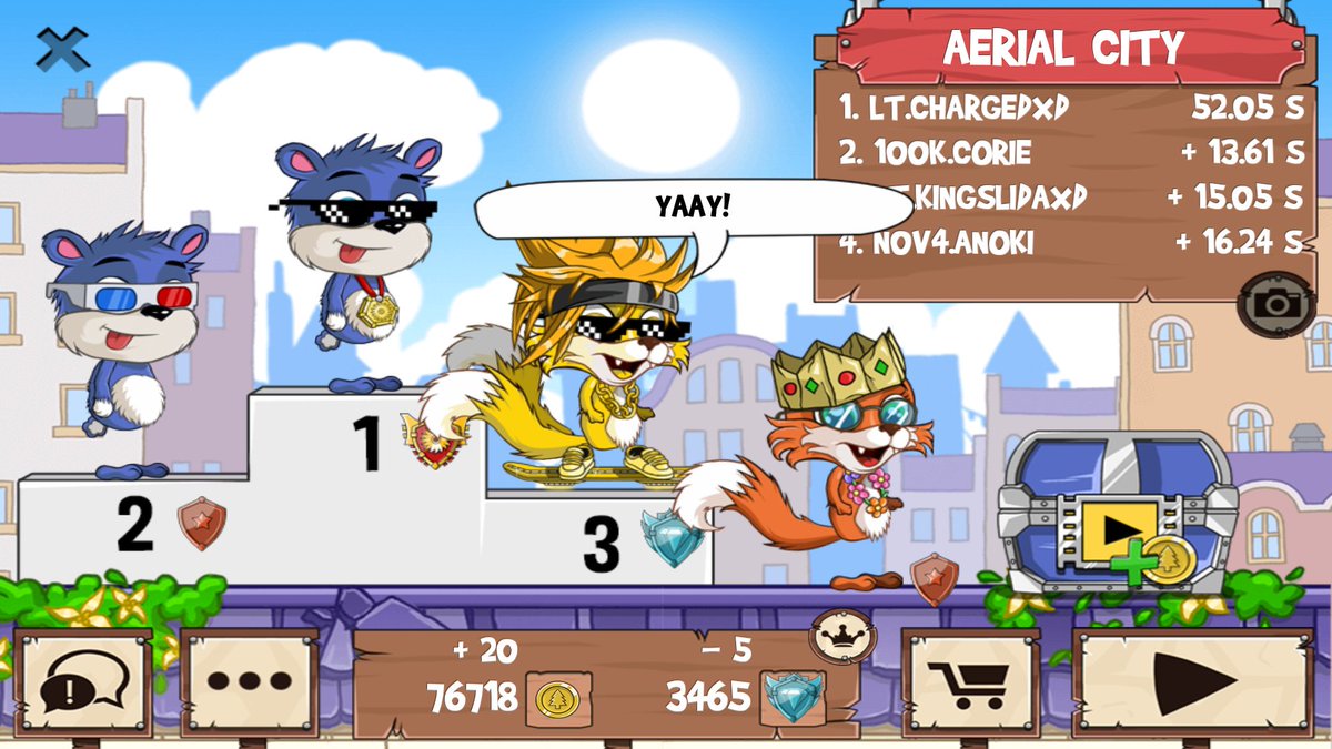 LTDxKINGSLiDA's tweet photo. My boy charged got this week 💪💪💪 @ #funrun2 #ChargedxD #Corie #Anoki https://t.co/7x3aN6jwJP
