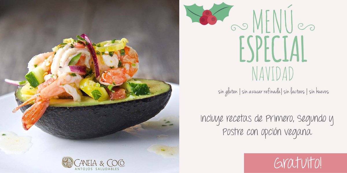 CanelayCocoo's tweet photo. MENÚ ESPECIAL NAVIDAD gratuito #singluten #sinlacteos #sinhuevos #sinazucarrefinada >> https://t.co/AkJerkxG6X https://t.co/L9VVXJ2E9H