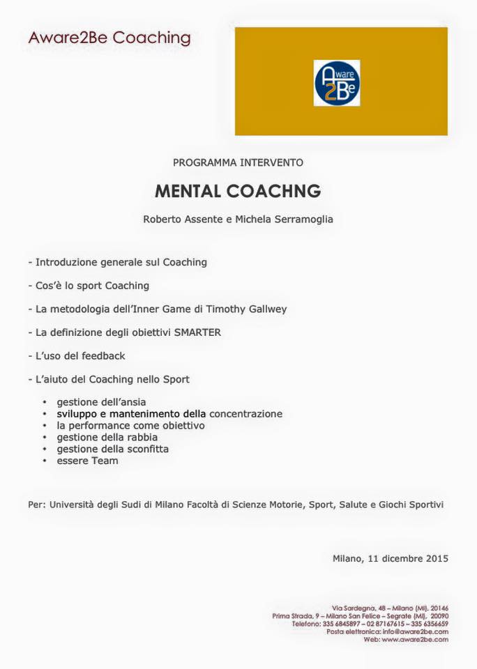 Aware2Be_com's tweet photo. Oggi presso Università degli Studi #milano con @RobertoAssente @MichelaSerra27 per #mentalcoaching #sportcoaching https://t.co/hxDhjkxhCQ