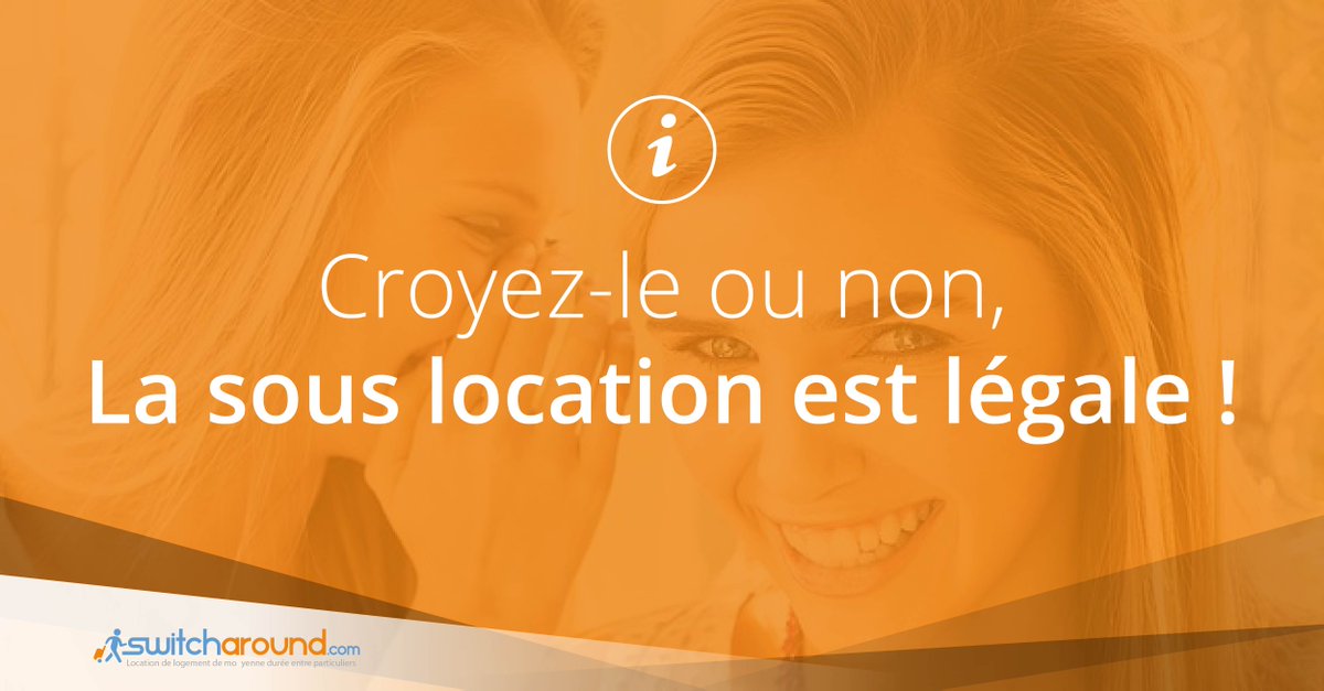 SwitchAround's tweet image. La sous-location, est-ce légal ? Oui !On vous explique tout dans cet article 😌 &amp;gt; ow.ly/VKP5g