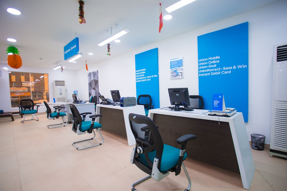 UNIONBANK_NG's tweet photo. Welcome to our newly refurbished Allen Avenue branch #BranchTour #NewLook #UnionBank #SimplerSmarterBanking https://t.co/o9FmQpa8Gk