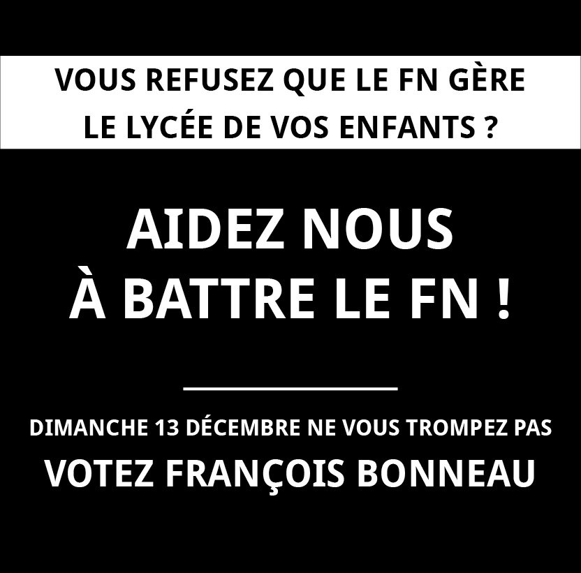 FBonneau2015's tweet photo. Dimanche, ne vous trompez pas ! #FB2015 #Régionales2015 https://t.co/t59HI48OM1