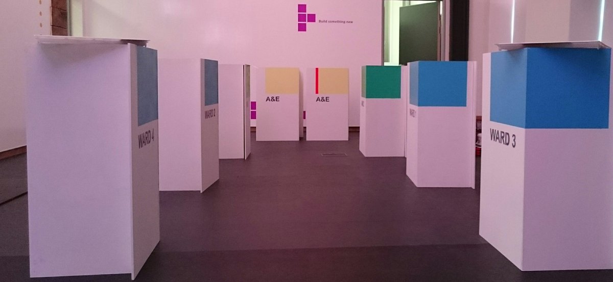 kurtstat's tweet photo. Anytown General Hospital is taking shape nicely... #FlowDataSymposium https://t.co/6n8wMT2bpM
