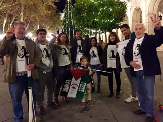 ahmedsalec's tweet photo. De la concentración de la #AAPSS ayer en el día d los DD HH para apoyar a #Takbar Haiddi
#justiciaParaHaidala. https://t.co/OFPKl5Pyz6