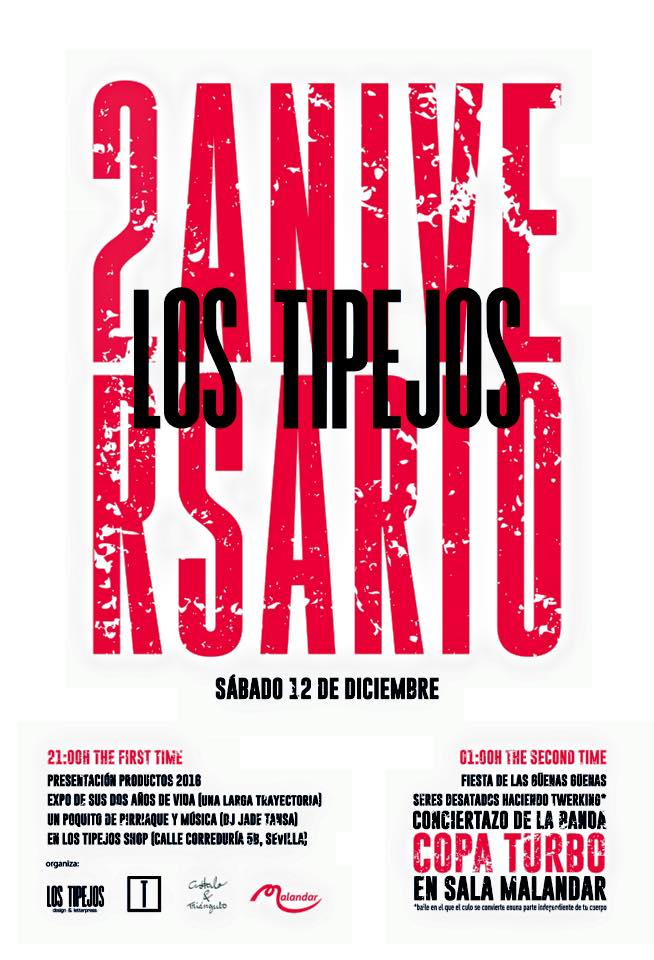 Se acerca el día D, 2º #aniversario <a href="/LosTipejos/">Los Tipejos</a> con #Ginial #CopaTurbo #JadeTansaDJ y muchas ganas de #moverelcucu