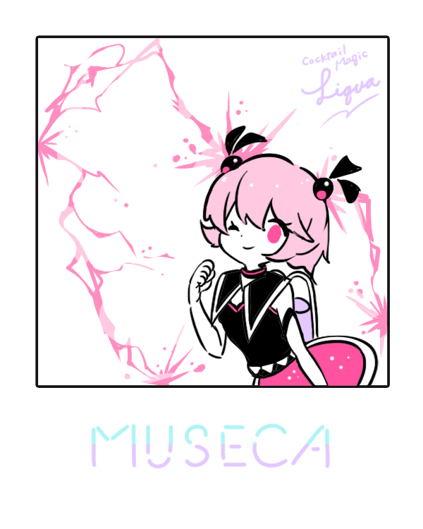 10日より稼働開始したBEMANIシリーズ最新作"MUSECA"にオリジナルキャラクターを書き下ろしました!「魔」属性のリキュアちゃんと、一緒に遊んであげて下さいね? https://t.co/hmKIDfsi1B #MUSECA 