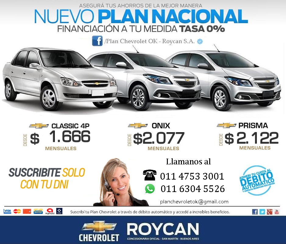 RoycanChevrolet's tweet photo. #BuenViernes para comenzar tu #PlanChevrolet en #Roycan. Contactate con nuestros asesores https://t.co/padlhq5Ln9. https://t.co/6VWeo6Jlyc