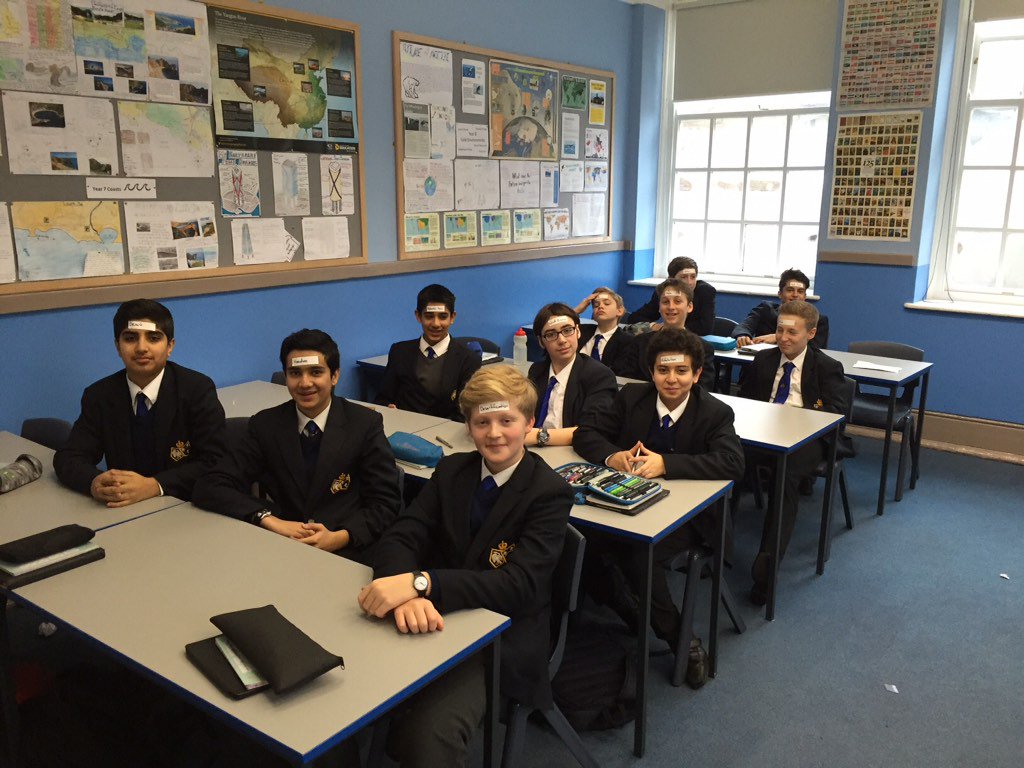 RGSHWLearning's tweet photo. Boys getting ready to search for their definition partner! #ethosoflearning https://t.co/0aCYXJymds
