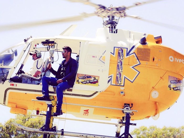ArjunKapoorCafe's tweet photo. #ArjunKapoor heading 2 #khatronkekhiladiseason7 Finale..๐Let's rejoice coz we'll hav #BringArjunHome & a SUPER SHOW๐ https://t.co/vcwVr0ABYY