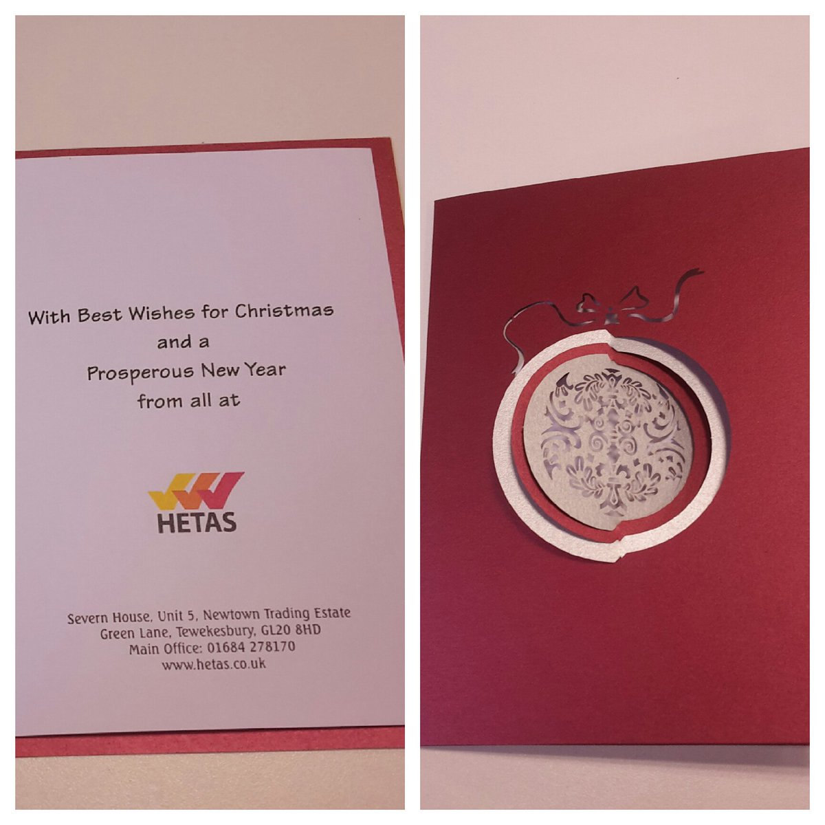 WhichTraders's tweet image. Thanks for the Christmas Card! #Hetas #Christmas #NotLongToGoNow