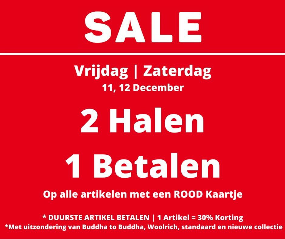 2 HALEN 1 BETALEN 
Kom vandaag gezellig shoppen tijdens de XL Koopavond zijn de winkels open tot 23.00 uur.