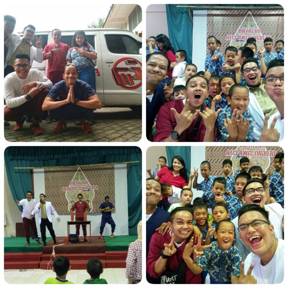 Emergencymagic's tweet photo. Today EM mengisi di Panti asuhan Bhakti luhur ciputat...thanks for invitationnya https://t.co/JFtlAX87I1