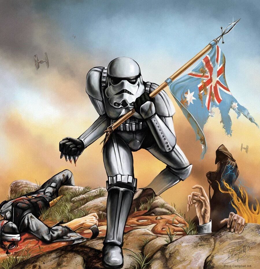 Planeta_Friki's tweet photo. You'll take my life, but I'll take yours too. You'll fire your musket but I'll run you through. - The (Storm)Trooper https://t.co/0wHwwVz3x8