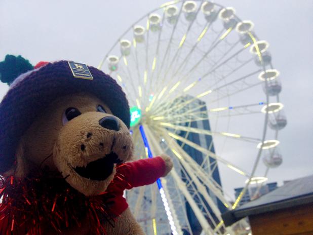 MyBCU's tweet photo. Been on the big wheel outside @LibraryofBham yet? Don't miss the view of #Birmingham before you go home #Christmas https://t.co/utxU8tk5ZV