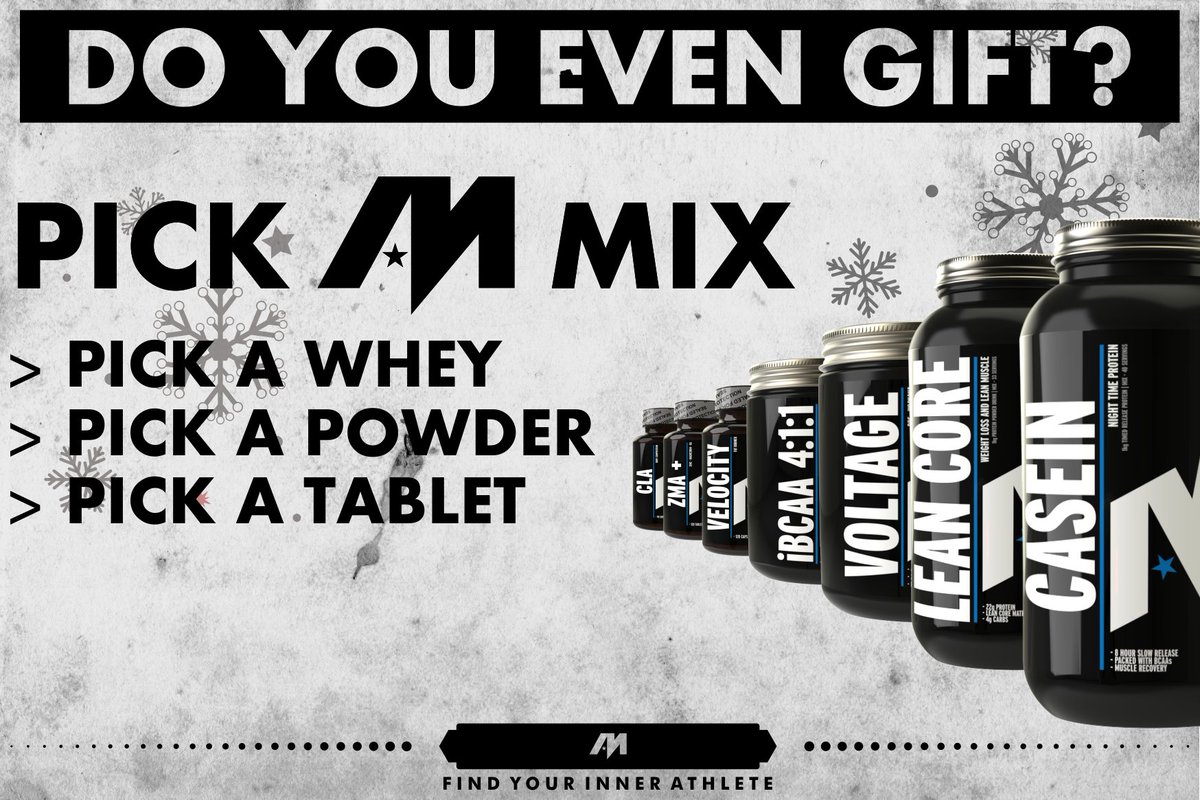 an_supplements's tweet photo. Pick AN Mix the perfect gift for your #swolemate this #Christmas 
TWEET15 to save 15%
#gift #fitfam #gym #fitspo https://t.co/6oarNQZqQP